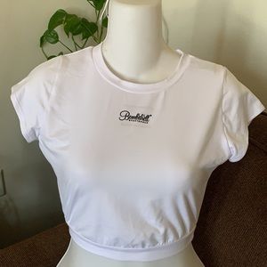 Bombshell sportswear muscle back tee size S & M